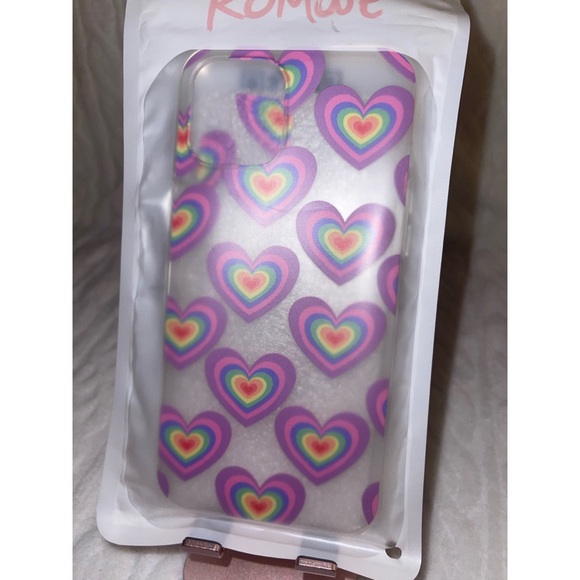 Rainbow Mini Hearts iPhone 12 Pro Max Case 💜 - Picture 17 of 17